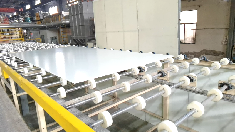 Holycore's CFRT PP Honeycomb Panel production line showcase Holycore's CFRT PP Honeycomb Panel production line showcase